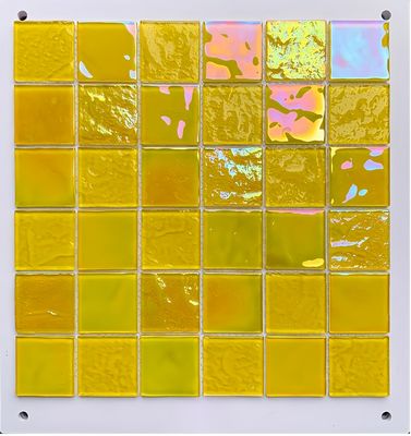 アシド 耐性 と 抗 菌 性 の 水晶 ガラス プール 混青 の モザイク タイル