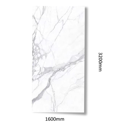 1600x3200mm レンガの壁の模倣質感のある大理石のタイル床