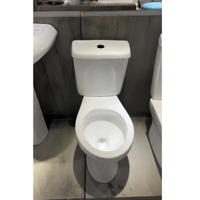 モダンセラミック トイレ WC 680x370x830mm 2点Sトラップ 床マウント 立体 トイレセット